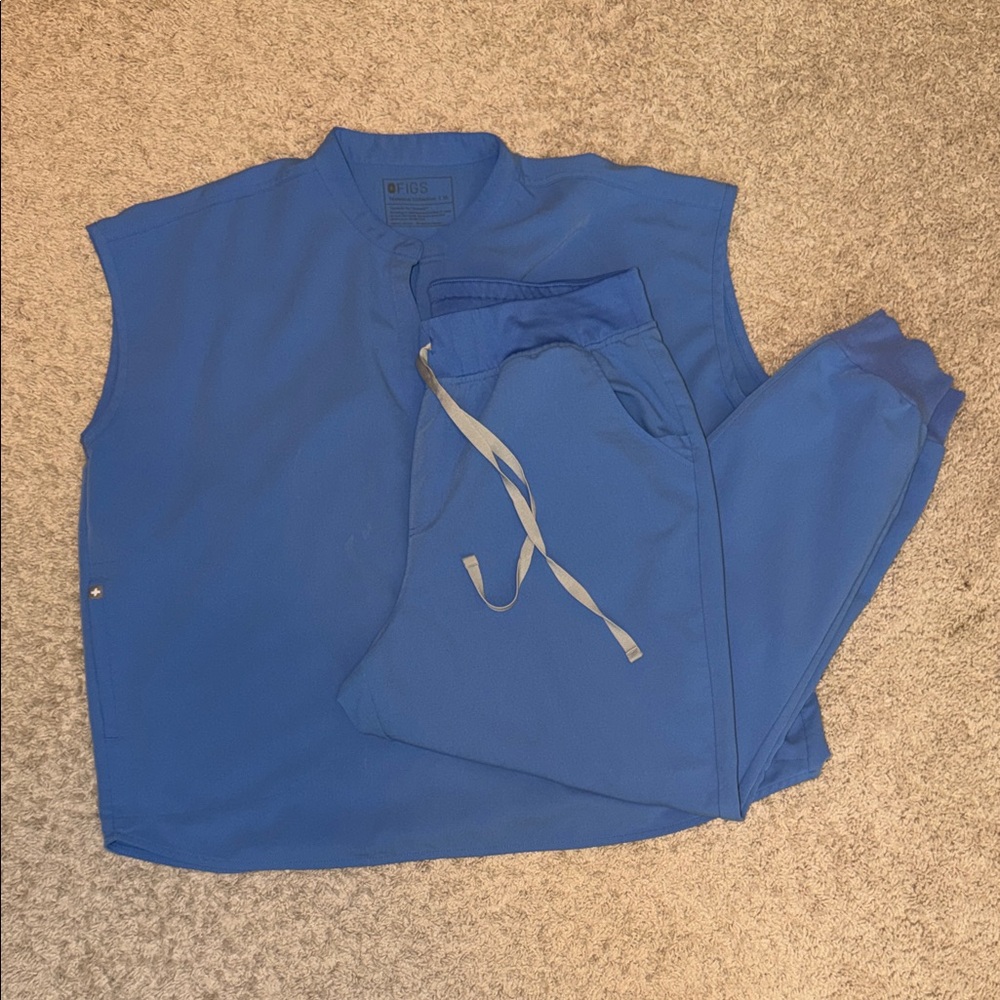 Ceil Blue Figs Scrub Set XL